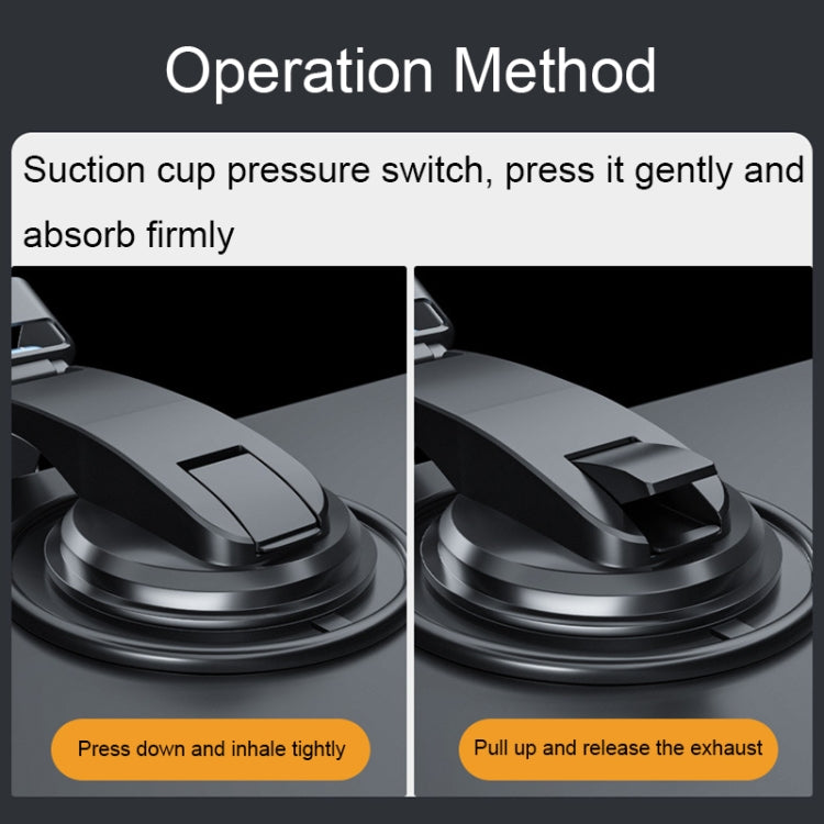 Car Suction Cup Dashboard Mobile Phone Holder with Sun Visor Folding Rotating Car Mount, Joint Model, Hose Model