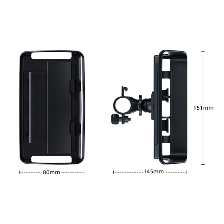 Rotatable Bicycle and Motorcycle Anti-shake Fixed Mobile Phone Holder with Sun Visor, Classic Model, Universal Model