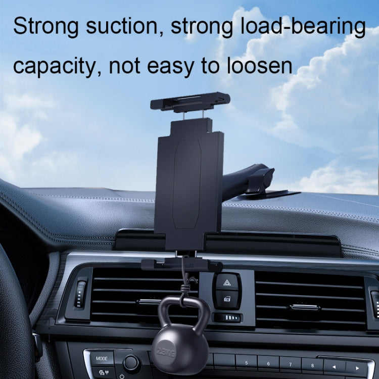 Widened Double-stretch Rotating Suction Cup General Car Bracket, Metal Clamp Arm