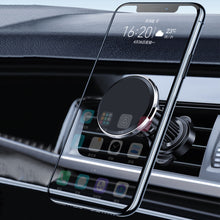 Load image into Gallery viewer, Aluminum Alloy Rotatable Magnetic Car Air Outlet Mobile Phone Holder