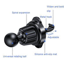 Load image into Gallery viewer, Aluminum Alloy Rotatable Magnetic Car Air Outlet Mobile Phone Holder
