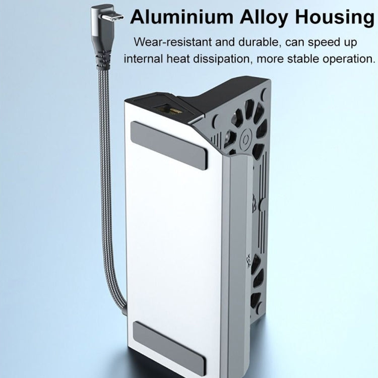 For ASUS ROG Ally 100W PD Charging Game Console Stand Multifunctional USB 3.0 Docking Station, 6 -in -1, 9 -in -1, 10 -in- 1