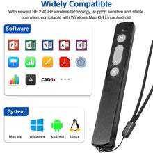 Load image into Gallery viewer, 2.4GHz Multifunctional USB Wireless PPT Laser Page Turning Pen Electronic Laser Pointer Pen, K200