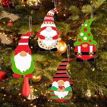 Load image into Gallery viewer, Christmas Tree DIY Painting Wooden Dwarf Elf Hanging Decorations, 4pcs/set, 8pcs/set, 12pcs/set, 32pcs/set