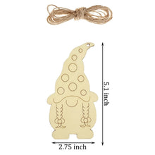 Load image into Gallery viewer, Christmas Tree DIY Painting Wooden Dwarf Elf Hanging Decorations, 4pcs/set, 8pcs/set, 12pcs/set, 32pcs/set