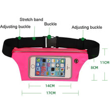 Load image into Gallery viewer, Contact Screen Sports Cell Phone Waist Pack Outdoor Leisure Gear Bag