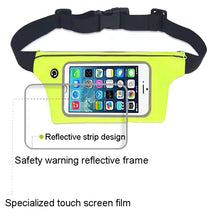 Load image into Gallery viewer, Contact Screen Sports Cell Phone Waist Pack Outdoor Leisure Gear Bag