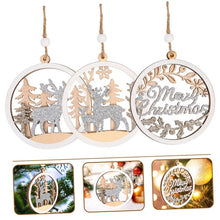Load image into Gallery viewer, Christmas Party Decoration Wooden Pendants
