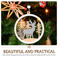 Load image into Gallery viewer, Christmas Party Decoration Wooden Pendants