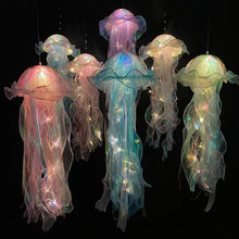 Load image into Gallery viewer, Luminous Jellyfish Lamp Finished Night Light Room Decoration Ambient Light
