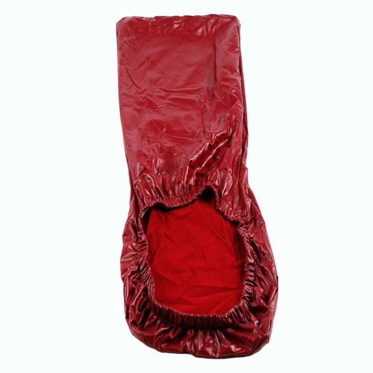 Household Elastic Siamese Chair Cover Waterproof PU Leather Hotel Seat Stool Sleeves