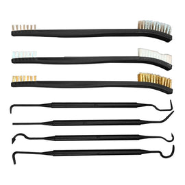 Double-end Steel Wire Pipe Brush Scratch Brush for Detailing Cleaning Welding Slag and Rust