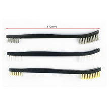 Load image into Gallery viewer, Double-end Steel Wire Pipe Brush Scratch Brush for Detailing Cleaning Welding Slag and Rust