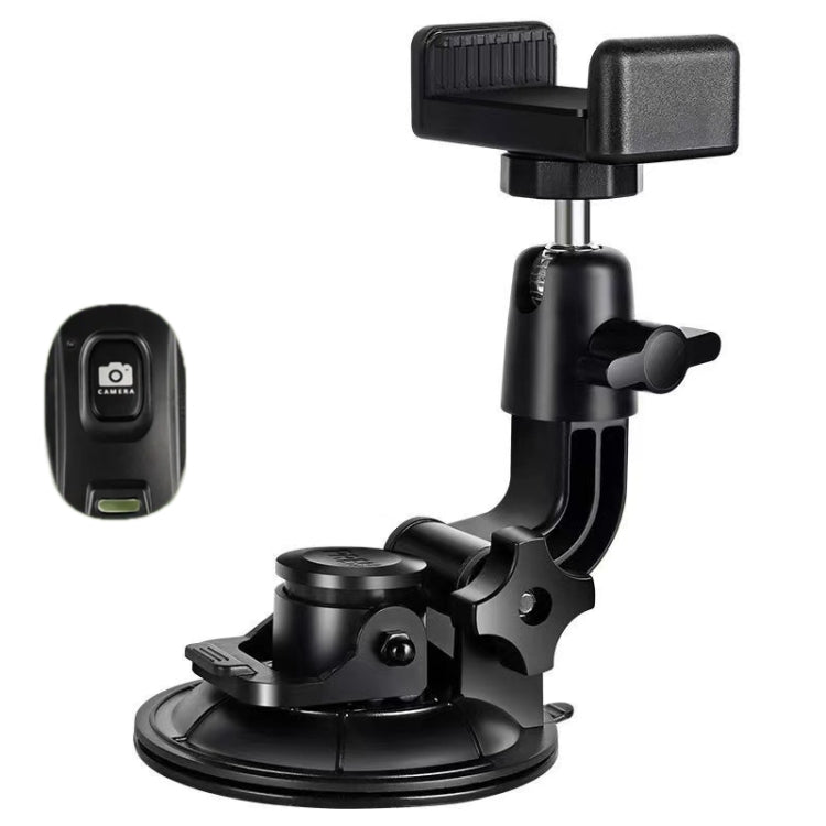 Car Suction Cup Mobile Phone Navigation Live Broadcast Shooting Bracket, Without Bluetooth, With Bluetooth