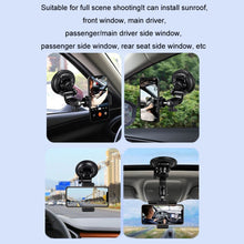 Load image into Gallery viewer, Car Suction Cup Mobile Phone Navigation Live Broadcast Shooting Bracket, Without Bluetooth, With Bluetooth
