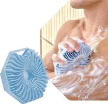 Load image into Gallery viewer, Silicone Body Bath Brush Shower Scrubber