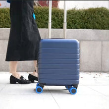 Load image into Gallery viewer, 8pcs /Set Silicone Luggage Wheels Cover Protector Silent Anti Wear Caster Shoes