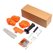 Load image into Gallery viewer, HILDA Portable Pruning Electrical Chain Saws, 4 inch Orange, 4 inch Black, 6 inch Orange, 6 inch Black
