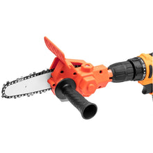 Load image into Gallery viewer, HILDA Portable Pruning Electrical Chain Saws, 4 inch Orange, 4 inch Black, 6 inch Orange, 6 inch Black
