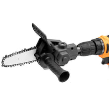 Load image into Gallery viewer, HILDA Portable Pruning Electrical Chain Saws, 4 inch Orange, 4 inch Black, 6 inch Orange, 6 inch Black