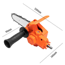 Load image into Gallery viewer, HILDA Portable Pruning Electrical Chain Saws, 4 inch Orange, 4 inch Black, 6 inch Orange, 6 inch Black
