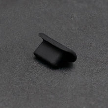 Load image into Gallery viewer, 8 Pin Phone Dust Plug Silicone Charging Port Plug, 8 Pin (Black), 8 Pin (Transparent)