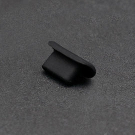 8 Pin Phone Dust Plug Silicone Charging Port Plug, 8 Pin (Black), 8 Pin (Transparent)
