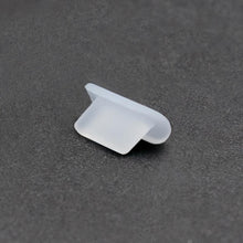 Load image into Gallery viewer, 8 Pin Phone Dust Plug Silicone Charging Port Plug, 8 Pin (Black), 8 Pin (Transparent)