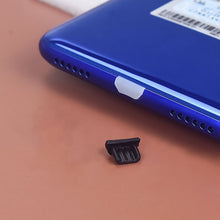Load image into Gallery viewer, Micro USB Universal Cell Phone Dust Plug Power Silicone Charging Port Plug, Micro USB (Black), Micro USB (Transparent)