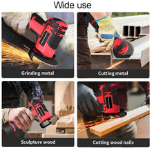 Load image into Gallery viewer, HILDA 12V 3 Inch Li-Ion Angle Grinder Home Cutting And Sanding Machine, EU Plug, Plastic Package With 1 Battery, Carton Package With 1 Battery, Plastic Package With 2 Battery, Carton Package With 2 Battery