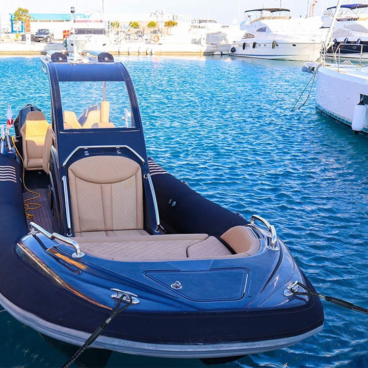 Pier Stainless Steel Clamp Boat Rope Accessories PWC Built-In Buffer Kayak Mooring Cable