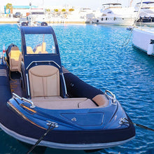 Load image into Gallery viewer, Pier Stainless Steel Clamp Boat Rope Accessories PWC Built-In Buffer Kayak Mooring Cable