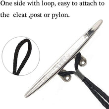 Load image into Gallery viewer, Pier Stainless Steel Clamp Boat Rope Accessories PWC Built-In Buffer Kayak Mooring Cable