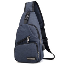 Load image into Gallery viewer, MeiJieLuo Simple Men Chest Bag Sports Youth Shoulder Crossbody Bag