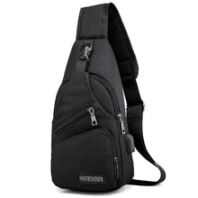 Load image into Gallery viewer, MeiJieLuo Simple Men Chest Bag Sports Youth Shoulder Crossbody Bag