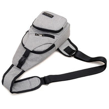 Load image into Gallery viewer, MeiJieLuo Simple Men Chest Bag Sports Youth Shoulder Crossbody Bag