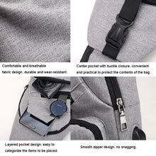 Load image into Gallery viewer, MeiJieLuo Simple Men Chest Bag Sports Youth Shoulder Crossbody Bag