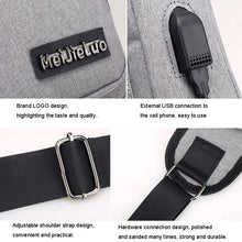 Load image into Gallery viewer, MeiJieLuo Simple Men Chest Bag Sports Youth Shoulder Crossbody Bag