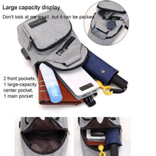 Load image into Gallery viewer, MeiJieLuo Simple Men Chest Bag Sports Youth Shoulder Crossbody Bag