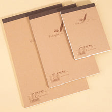 Load image into Gallery viewer, Blank Kraft Sketchbook Doodle Notebook, Small 64K, Medium 32K, Large 18K