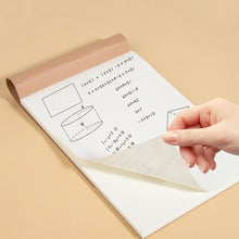 Load image into Gallery viewer, Blank Kraft Sketchbook Doodle Notebook, Small 64K, Medium 32K, Large 18K