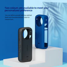 Load image into Gallery viewer, For Insta360 X3 AMagisn Body Silicone Protective Cover, Body+Lens Case (Black), Body+Lens Case (Blue), Body Case (black), Body Case (Blue), Lens Case (Black), Lens Case (Blue)