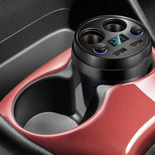 Load image into Gallery viewer, Cup Car Charger Dual USB Corded Cigarette Lighter Mobile Phone Charger