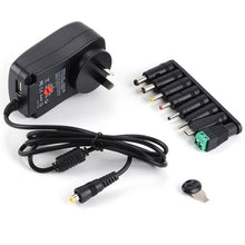 Load image into Gallery viewer, 30W USB Interface Adjustable Power Adapter With Power Monitoring LED Light, US Plug, EU Plug, UK Plug, AU Plug