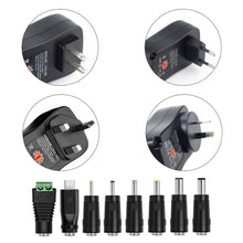 Load image into Gallery viewer, 30W USB Interface Adjustable Power Adapter With Power Monitoring LED Light, US Plug, EU Plug, UK Plug, AU Plug
