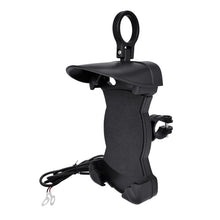 Load image into Gallery viewer, Motorcycle Sunshade Rainproof Mobile Phone Holder, Mirror Holder  No Charge, Handlebar Holder No Charge, Charging Handlebar Holder 5V-2A, Charging Handlebar Holder 5V-3.1A, Charging Handlebar Holder 18W (QC3.0), Charging Mirror Holder 5V-2A            ...