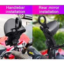Load image into Gallery viewer, Motorcycle Sunshade Rainproof Mobile Phone Holder, Mirror Holder  No Charge, Handlebar Holder No Charge, Charging Handlebar Holder 5V-2A, Charging Handlebar Holder 5V-3.1A, Charging Handlebar Holder 18W (QC3.0), Charging Mirror Holder 5V-2A            ...