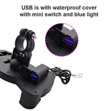 Load image into Gallery viewer, Motorcycle Sunshade Rainproof Mobile Phone Holder, Mirror Holder  No Charge, Handlebar Holder No Charge, Charging Handlebar Holder 5V-2A, Charging Handlebar Holder 5V-3.1A, Charging Handlebar Holder 18W (QC3.0), Charging Mirror Holder 5V-2A            ...