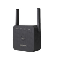 Load image into Gallery viewer, 2.4G 300M Wifi Repeater Wifi Extender Wifi Amplifier With 1 LAN Port, US Plug, EU Plug, UK Plug
