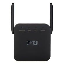 Load image into Gallery viewer, 2.4G 300M Wi-Fi Amplifier Long Range WiFi Repeater Wireless Signal Booster, US Plug White, EU Plug White, UK Plug White, US Plug Black, EU Plug Black, UK Plug Black
